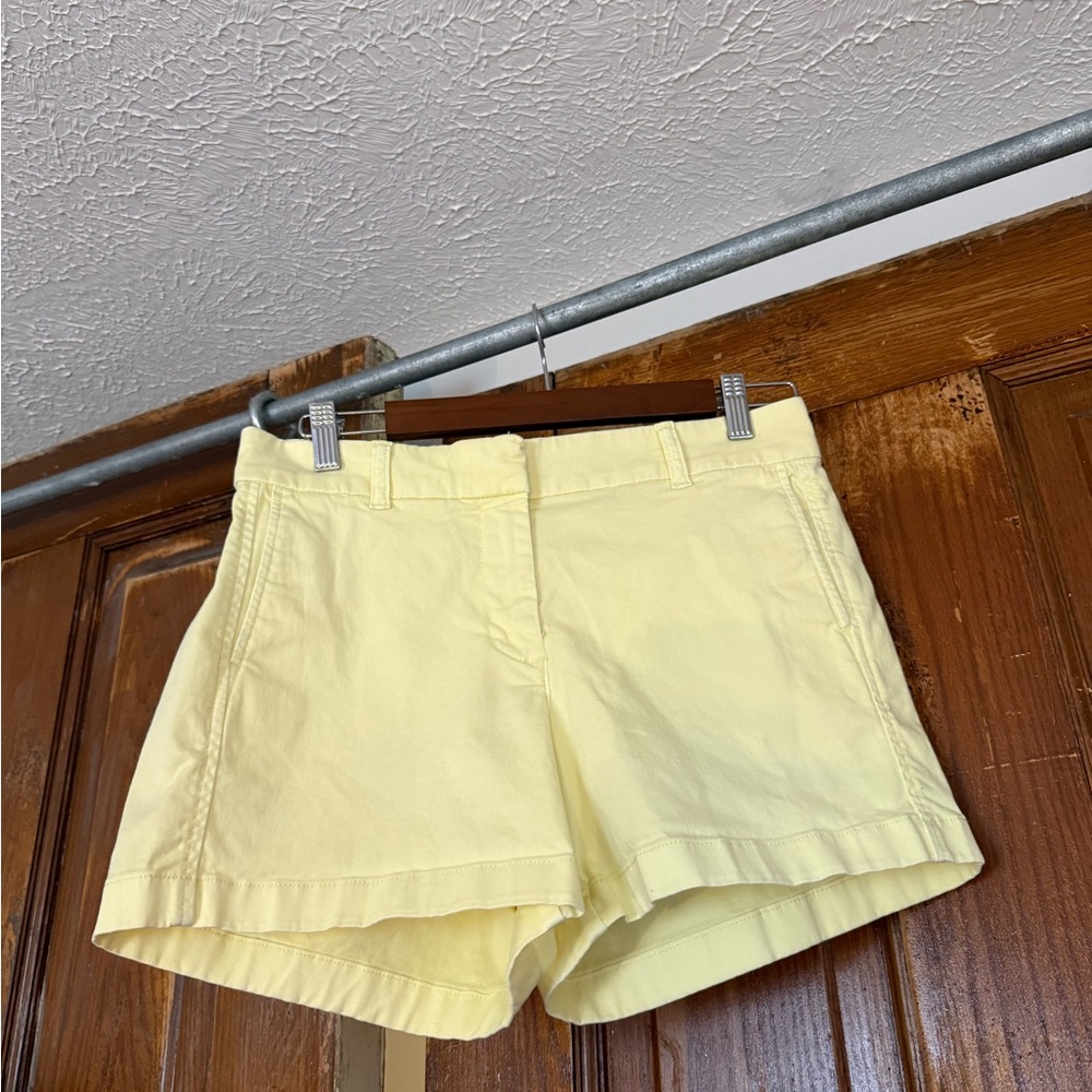 NWOT J. Crew Trending Butter Yellow High Waist Women's Shorts